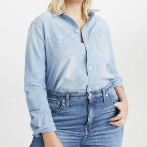 Madewell Light Blue Button Down Shirt